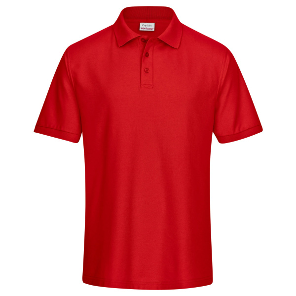 Polo-Shirt Piqué rot XL