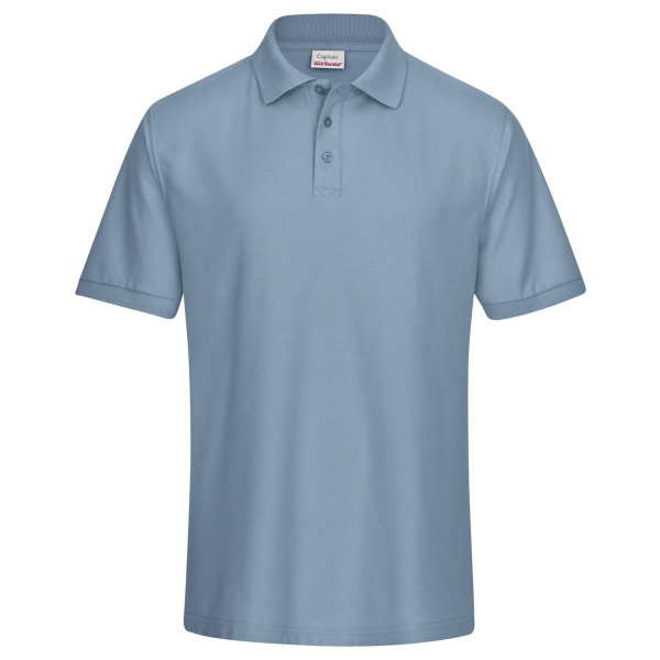 Polo-Shirt Piqué grau XL