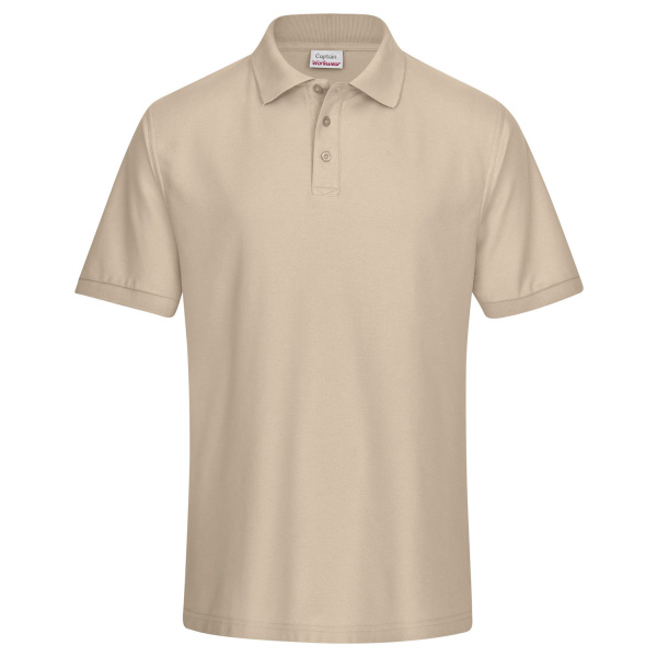 Polo-Shirt Piqué beige XL