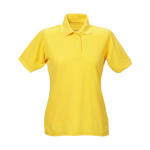 Damen Polo-Shirt Piqué gelb L