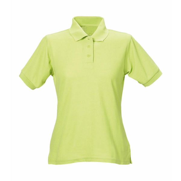 Damen Polo-Shirt Piqué apfelgrün L