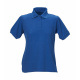 Damen Polo-Shirt Piqué royalblau XS