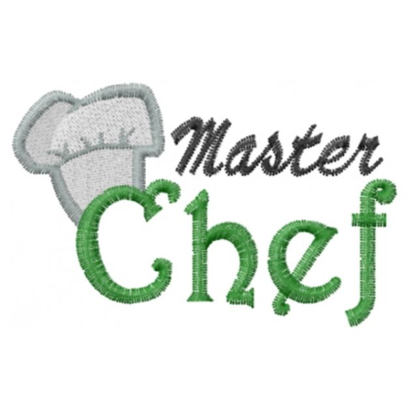 Stickmotiv Master Chef