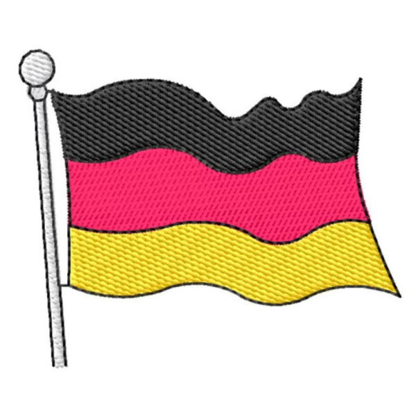 Stickmotiv Deutschlandflagge