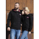 Kapuzen-Sweatjacke ROCK CHEF® -Stage2 Modell RCJM18 schwarz