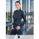 Langarm Damenbluse Stretch in Slim-Fit BF11