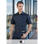 Kurzarm Herrenhemd Stretch in Modern-Fit BM15