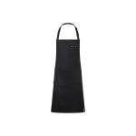 Latzschürze ROCK CHEF®-Stage2 mit Schnalle und Taschen RCLS14 schwarz